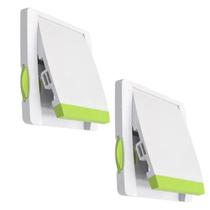 Trava de Segurança para Porta Janela Deslizante Kit 2 Unidades Protege Bebe Criança Pet Porta de Correr Fechadura Bloqueio Guarda Roupa Armario Durave