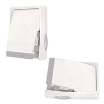 Trava de Segurança Porta Janela Deslizante Kit 2 unidades Protege Criança Bebe Pet Bloqueia Porta de Correr Armario Guarda Roupa Fechadura Resistente