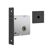 Trava de Segurança Stam 1004 Roseta Quadrada 1 Preto Fosco