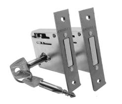 Trava de Segurança Tetra Dovale Par CR Cil. e Chave latão - 79401