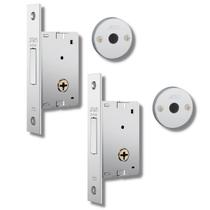Trava De Segurança Tetra Stam 1001 Dupla Inox Cromado Trava De Segurança Tetra Stam 1001 Dupla Inox Cromado