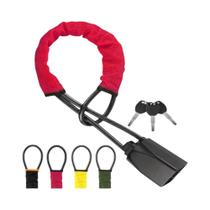 Trava De Volante Antifurto Em Aço Inoxidável Com Cabo Reforçado 4 Cores Serve Na Maioria Dos Carros