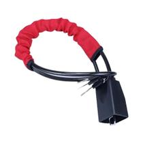 Trava De Volante De Aço Antifurto Com Cabo Retrátil Resistente a Cortes Para Carro E SUV