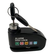 Trava Disco Moto Com Alarme Reforçado Universal
