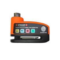 Trava Disco Spencer Biometria Proteção Moto