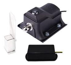 Trava Eletromagnética Para Portão Basculante Segurança Eco Lock Super Forte Com Temporizador Ipec 110V