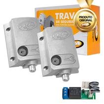 Trava Eletromec Dog Universal 127v Ppa 2un Com Módulo Temporizador