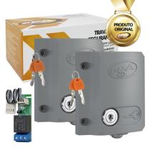 Trava Eletromec Dog Universal PPA 2 unidades Com Módulo Temporizador Trava Eletromec Dog Universal PPA 2 unidades Com Módulo Temporizador