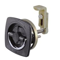 Trava embutida Perko 0932DP2BLK preta de plástico e cromo