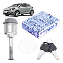 Trava Estepe Antifurto HB20 Aço Cromado Chave Multiponto