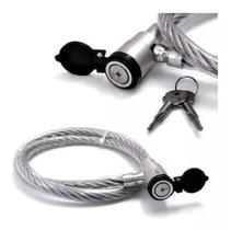 Trava Estepe Cabo Cadeado Aço Hilux Frontier Crosfox Triton