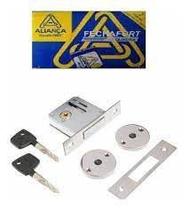 Trava Fechadura Segurança Porta Auxiliar Tetra F-2000 - Aliança Trava Fechadura Segurança Porta Auxiliar Tetra F-2000 - Aliança