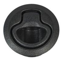 Trava Flush Pull Southco Push to Close, preta média