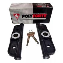 Trava Lateral De Segurança Para Porta De Aço C/ Chave Tetra