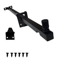 Trava limitadora janela basculante reforçada preta com 40cm