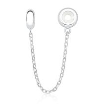Trava Lisa para Pulseira De Berloques Em Prata 925 Trava Lisa para Pulseira De Berloques Em Prata 925