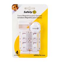 Trava Magnética 4 Peças p/ Gaveta Armário White Safety 1st