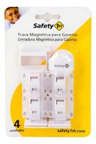 Trava Magnética 4 Peças Para Gaveta Armário White Safety 1St
