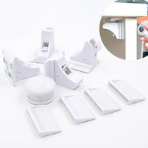 Trava magnética (Kit 4 unidades) para gavetas e portas de armários, segurança para bebês e crianças - LionLemon Store Trava magnética (Kit 4 unidades) para gavetas e portas de armários, segurança para bebês e crianças - LionLemon Store