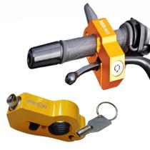 Trava manete com chave codificada para moto - KIT_TRAVAS_MANOPLA