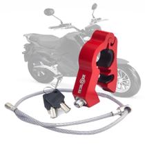 Trava manopla e capacete com chave codificada para moto - KIT_TRAVAS_MANOPLAECAPACETE Trava manopla e capacete com chave codificada para moto - KIT_TRAVAS_MANOPLAECAPACETE