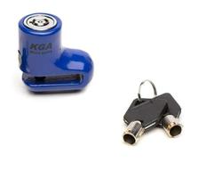 Trava moto disco kga azul