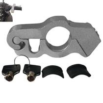 Trava Moto Manete Guidao Manopla Freio Acelerador Motocicleta Embreagem Cadeado AntiFurto Segurança Reforçado Resistente