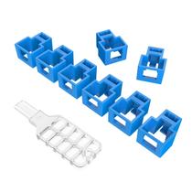 Trava para cabo de rede RJ45 WXZRLIU, 20 peças, azul, à prova de violação Trava para cabo de rede RJ45 WXZRLIU, 20 peças, azul, à prova de violação