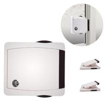 Trava para janela de correr e porta deslizante (Kit 2 unidades) para segurança de bebês, crianças e pets Trava para janela de correr e porta deslizante (Kit 2 unidades) para segurança de bebês, crianças e pets