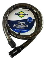 Trava para Moto com Chave 22mm x 1,20m - Brasfort