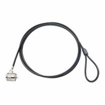 Trava Para Notebook C3tech Cs-30 Com Chave 1,8 Metros Preto Trava Para Notebook C3tech Cs-30 Com Chave 1,8 Metros Preto