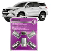 Trava Parafuso Antifurto Porca de rodas originais linha toyota Corolla Hilux SW4 todos modelos com chave segredo importado 21156 SU CROMADO RESISTENTE