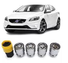 Trava Parafuso Porca Antifurto De Rodas Volvo C30 / S40 / V40 / V50