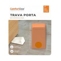 Trava Porta Borrracha Anti-risco Confortdoor - Laranja - Confort door