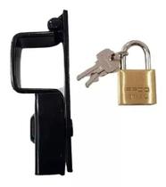 Trava Porta C/ Cadeado Pado Portão N 3 35x50mm - Tecnotrava