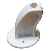 Trava Porta Fixador Magnético Prendedor Adesivo ou Parafusado Branco Trava Porta Fixador Magnético Prendedor Adesivo ou Parafusado Branco