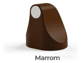 Trava Porta Magnético Adesivo Comfort Door - Marrom