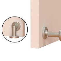 Trava Porta Magnetico Chão ou Parede Aço Premium Resistente