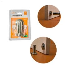 Trava porta magnetico dual escovado - COMFORTDOOR