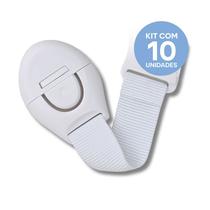 Trava Protetora Para Bebes Móveis Trava Gaveta Armários - 10 Unidades