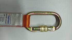 Trava queda inox top 7102 c/abs para corda conector oval top cintos
