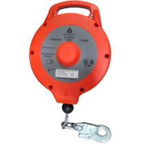 Trava quedas 6 metros cabo de aço epi norma inmetro nbr delta plus retratil