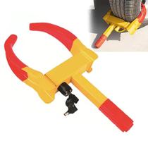 Trava Roda Carro Moto Trailer Anti Furto Roubo Bloqueador Partida Segurança Estacionamento Food Truck Carretinha