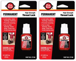 Trava-rosca SealPro Pro-Seal Vermelho 6 ml, pacote com 2 Trava-rosca SealPro Pro-Seal Vermelho 6 ml, pacote com 2