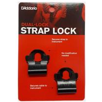 Trava Strappara Correia com Passagem para Cabo Dual Lock D'addario PW-DLC-01 02 unidades - D'Addario Trava Strappara Correia com Passagem para Cabo Dual Lock D'addario PW-DLC-01 02 unidades - D'Addario