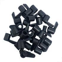 Trava Tramela Para Tela Mosqueteira Preto 50 Unidades Trava Tramela Para Tela Mosqueteira Preto 50 Unidades