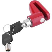 Trava Vermelho - Moto - Mobilete - Bicicleta - Trava Disco