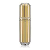 Travalo Bijoux Oval Perfume Atomizador Sistema de Mudança de Viagem de Recarga Aprovado pela TSA Reutilizável hermético fácil enchimento mini pulverizador de bomba Portátil Leve Cristal-Like Outer Shell Gold 0.17oz