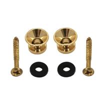 Travas De Correia De Guitarra Em Cores Ricas, 2 Peças, Fivelas Para Baixo Elétrico E Ukulele,