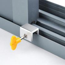 Travas de segurança janelas deslizantes ajustáveis com chaves